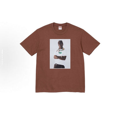款号M114#p40💰 Supreme FW24 Tyler The Creator Tee 肖像印花休闲圆领短袖T恤 男女同款 宽松版型 采用260克精梳棉双纱 从面料到辅料全部三标齐全跟足ZP - view 2