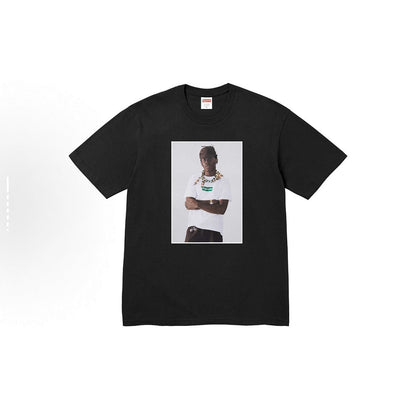 款号M114#p40💰 Supreme FW24 Tyler The Creator Tee 肖像印花休闲圆领短袖T恤 男女同款 宽松版型 采用260克精梳棉双纱 从面料到辅料全部三标齐全跟足ZP - view 4