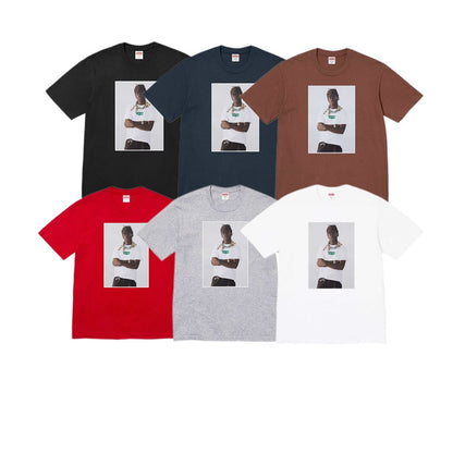 款号M114#p40💰 Supreme FW24 Tyler The Creator Tee 肖像印花休闲圆领短袖T恤 男女同款 宽松版型 采用260克精梳棉双纱 从面料到辅料全部三标齐全跟足ZP - view 7