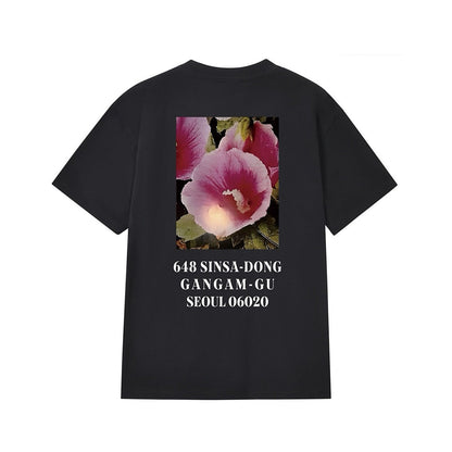款号M225#p40💰 Supreme FW23 首尔开业限定系列 Box Logo Tee 字母花卉合身印花圆领短袖美式潮流T恤 男女同款 宽松版型 采用260克精梳棉双纱 从面料到辅料全部三 - view 9