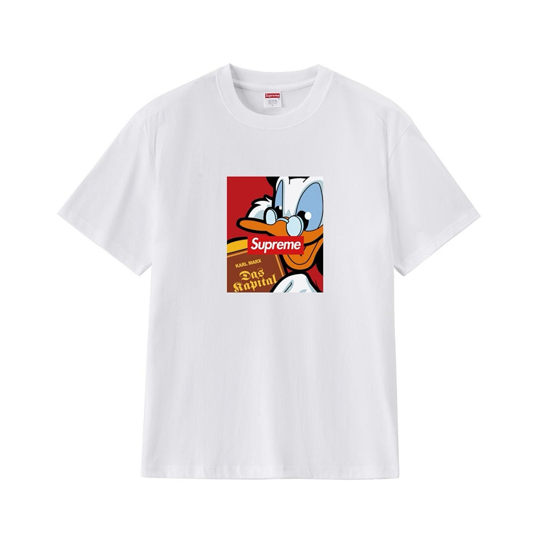 款号M226#p40💰 Sup FW24 Short-sleeved T-shirt Tyler Creator Tee 美式短袖 宽松版型 采用260克精梳棉双纱 从面料到辅料全部三标齐全跟足Z - view 1