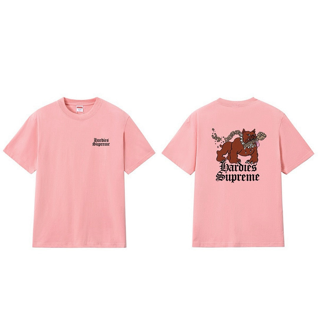 款号M228#p40💰 Supreme x Hardies 联名款 SS23 WEEK17 DOG TEE 字母动物图案印花圆领短袖美式潮流T恤 男女同款 宽松版型 采用260克精梳棉双纱 从面料 - view 17
