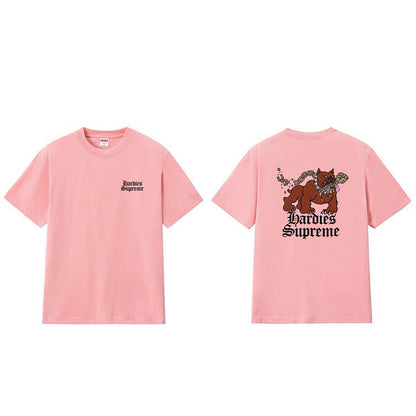 款号M228#p40💰 Supreme x Hardies 联名款 SS23 WEEK17 DOG TEE 字母动物图案印花圆领短袖美式潮流T恤 男女同款 宽松版型 采用260克精梳棉双纱 从面料 - view 17