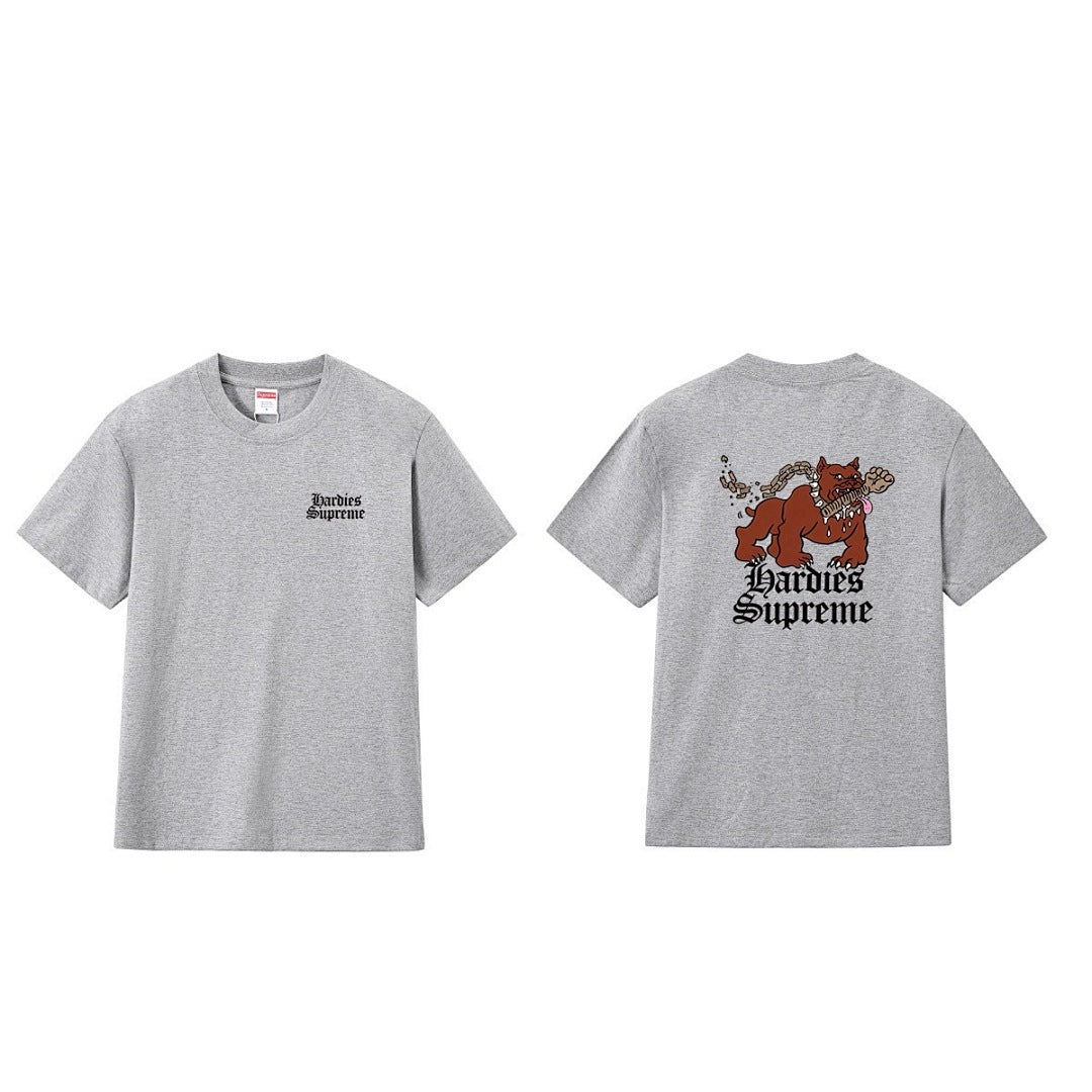 款号M228#p40💰 Supreme x Hardies 联名款 SS23 WEEK17 DOG TEE 字母动物图案印花圆领短袖美式潮流T恤 男女同款 宽松版型 采用260克精梳棉双纱 从面料 - view 18