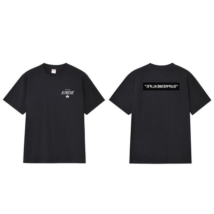 款号M230#p40💰 Supreme 24FW 4 Life Tee 皇冠字母印花短袖T恤 宽松版型 采用260克精梳棉双纱 从面料到辅料全部三标齐全跟足ZP 进口松井公司浆料印花绝不开裂 整 - view 5