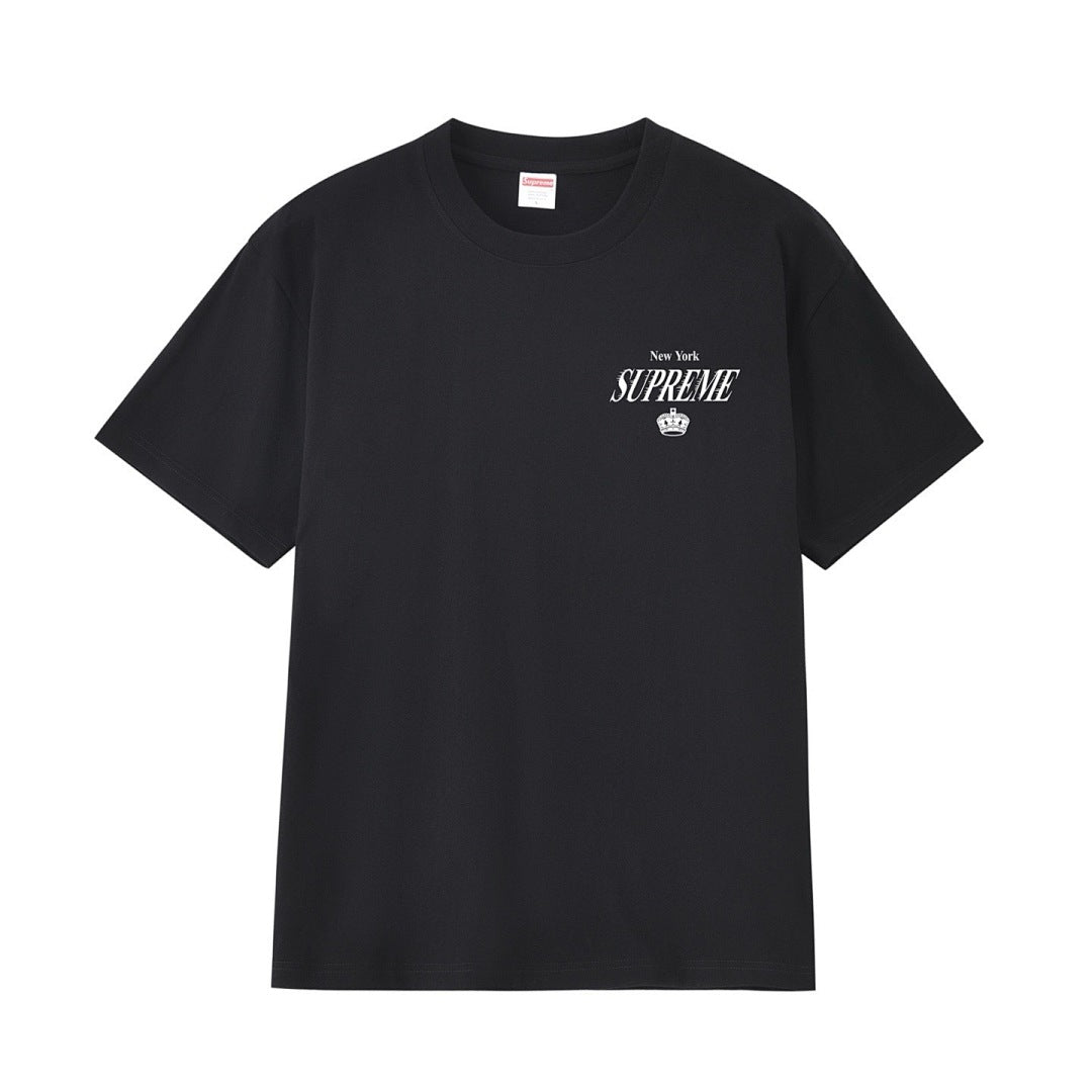 款号M230#p40💰 Supreme 24FW 4 Life Tee 皇冠字母印花短袖T恤 宽松版型 采用260克精梳棉双纱 从面料到辅料全部三标齐全跟足ZP 进口松井公司浆料印花绝不开裂 整 - view 6