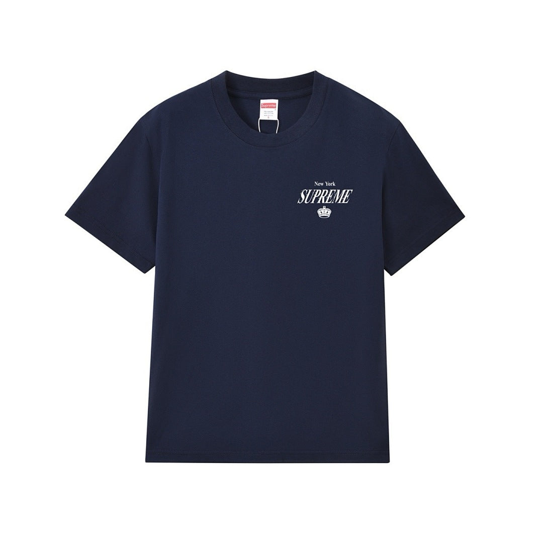 款号M230#p40💰 Supreme 24FW 4 Life Tee 皇冠字母印花短袖T恤 宽松版型 采用260克精梳棉双纱 从面料到辅料全部三标齐全跟足ZP 进口松井公司浆料印花绝不开裂 整 - view 16