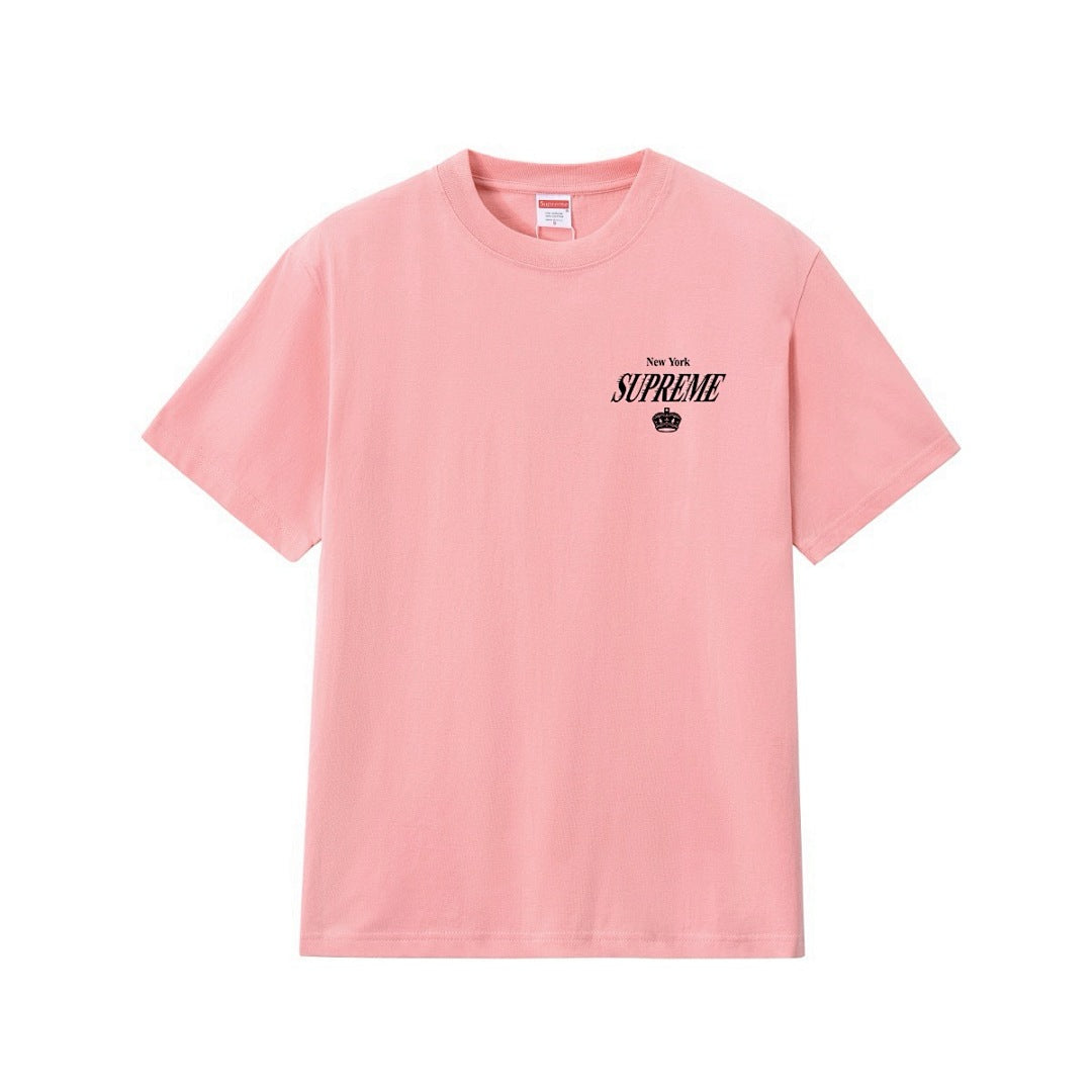 款号M230#p40💰 Supreme 24FW 4 Life Tee 皇冠字母印花短袖T恤 宽松版型 采用260克精梳棉双纱 从面料到辅料全部三标齐全跟足ZP 进口松井公司浆料印花绝不开裂 整 - view 18