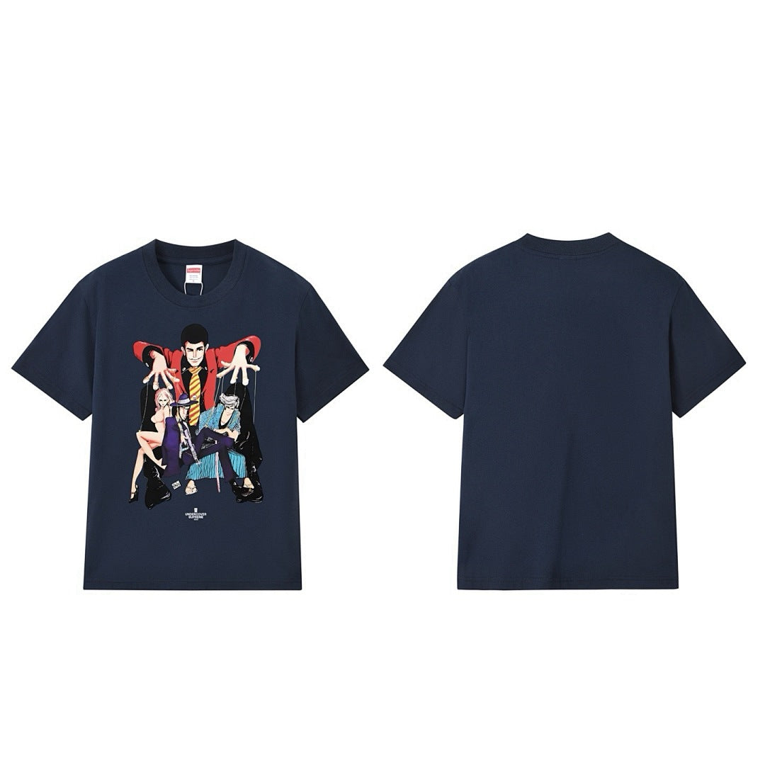 款号M231#p40💰 Supreme 23SS UNDERCOVER LUPIN TEE 鲁邦三世 动漫短袖T恤 宽松版型 采用260克精梳棉双纱 从面料到辅料全部三标齐全跟足ZP 进口松井公司 - view 4