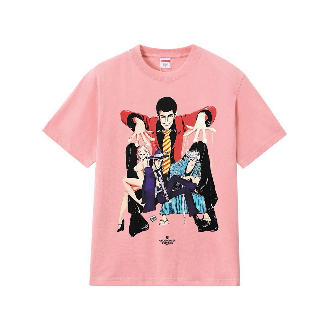 款号M231#p40💰 Supreme 23SS UNDERCOVER LUPIN TEE 鲁邦三世 动漫短袖T恤 宽松版型 采用260克精梳棉双纱 从面料到辅料全部三标齐全跟足ZP 进口松井公司 - view 5