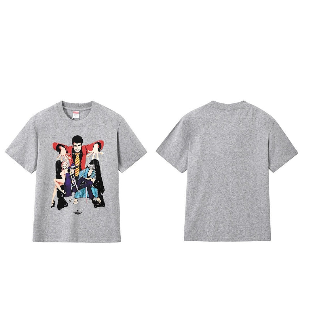 款号M231#p40💰 Supreme 23SS UNDERCOVER LUPIN TEE 鲁邦三世 动漫短袖T恤 宽松版型 采用260克精梳棉双纱 从面料到辅料全部三标齐全跟足ZP 进口松井公司 - view 9