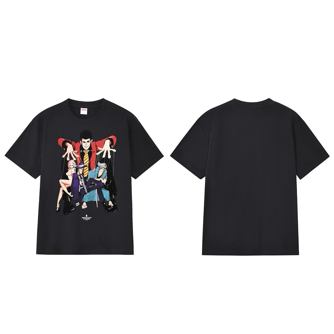 款号M231#p40💰 Supreme 23SS UNDERCOVER LUPIN TEE 鲁邦三世 动漫短袖T恤 宽松版型 采用260克精梳棉双纱 从面料到辅料全部三标齐全跟足ZP 进口松井公司 - view 11