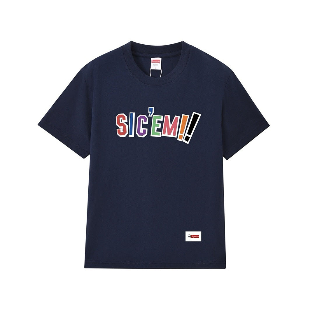 款号M233#p40💰 Supreme x wtaps WTAPS联名系列 骰子字母徽标logo印花圆领T恤 男女同款情侣款 宽松版型 采用260克精梳棉双纱 从面料到辅料全部三标齐全跟足ZP 进 - view 8