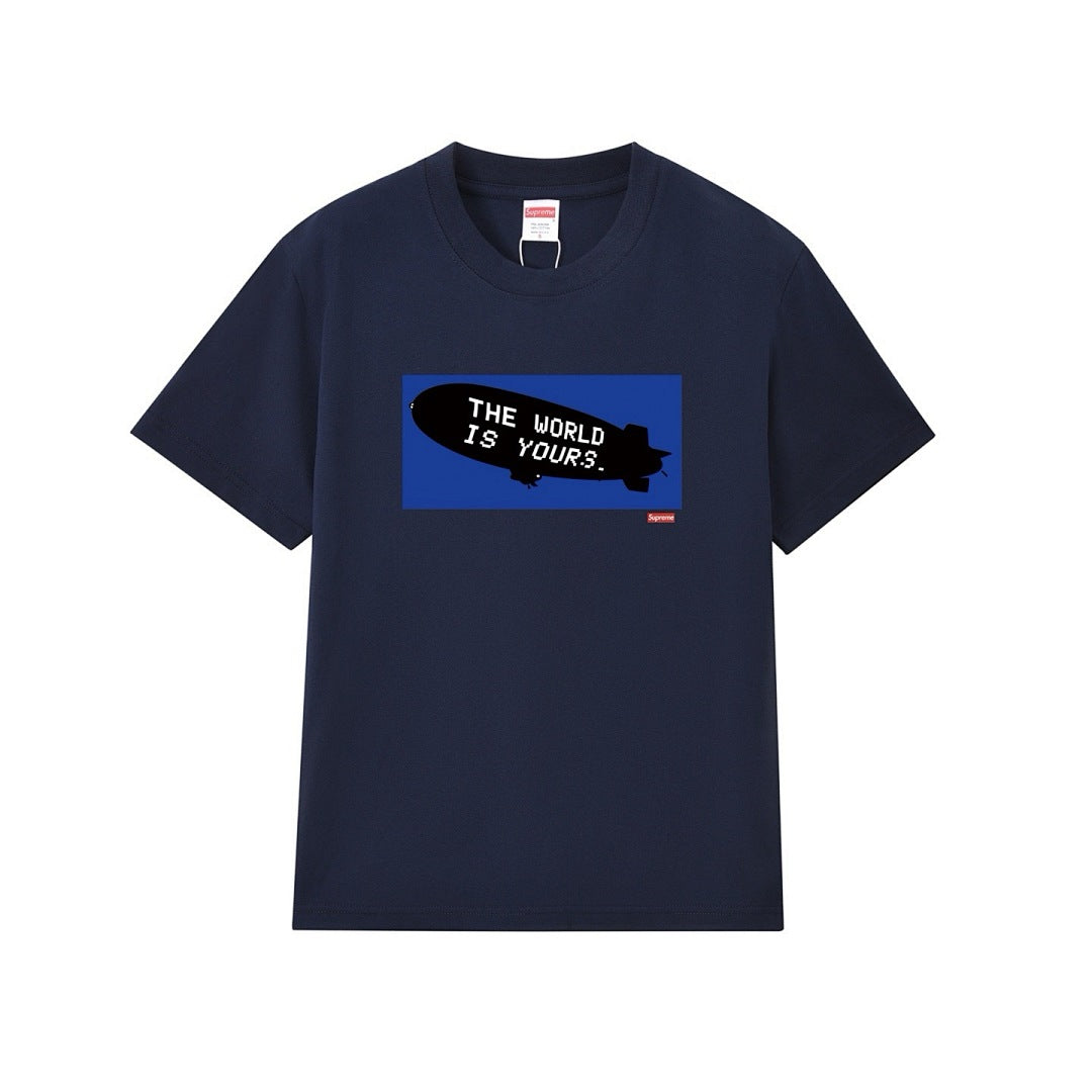 款号M234#p40💰 Supreme FW17 x Scarface Blimp Tee Black 联名款 疤面煞星飞艇短袖美式潮流T恤 男女同款 宽松版型 采用260克精梳棉双纱 从面料到 - view 2