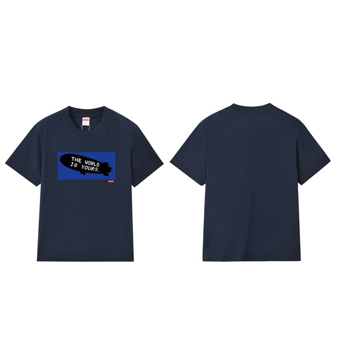款号M234#p40💰 Supreme FW17 x Scarface Blimp Tee Black 联名款 疤面煞星飞艇短袖美式潮流T恤 男女同款 宽松版型 采用260克精梳棉双纱 从面料到 - view 3