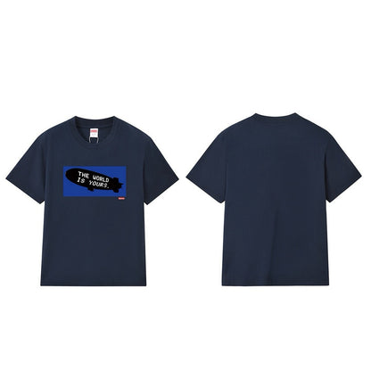 款号M234#p40💰 Supreme FW17 x Scarface Blimp Tee Black 联名款 疤面煞星飞艇短袖美式潮流T恤 男女同款 宽松版型 采用260克精梳棉双纱 从面料到 - view 3