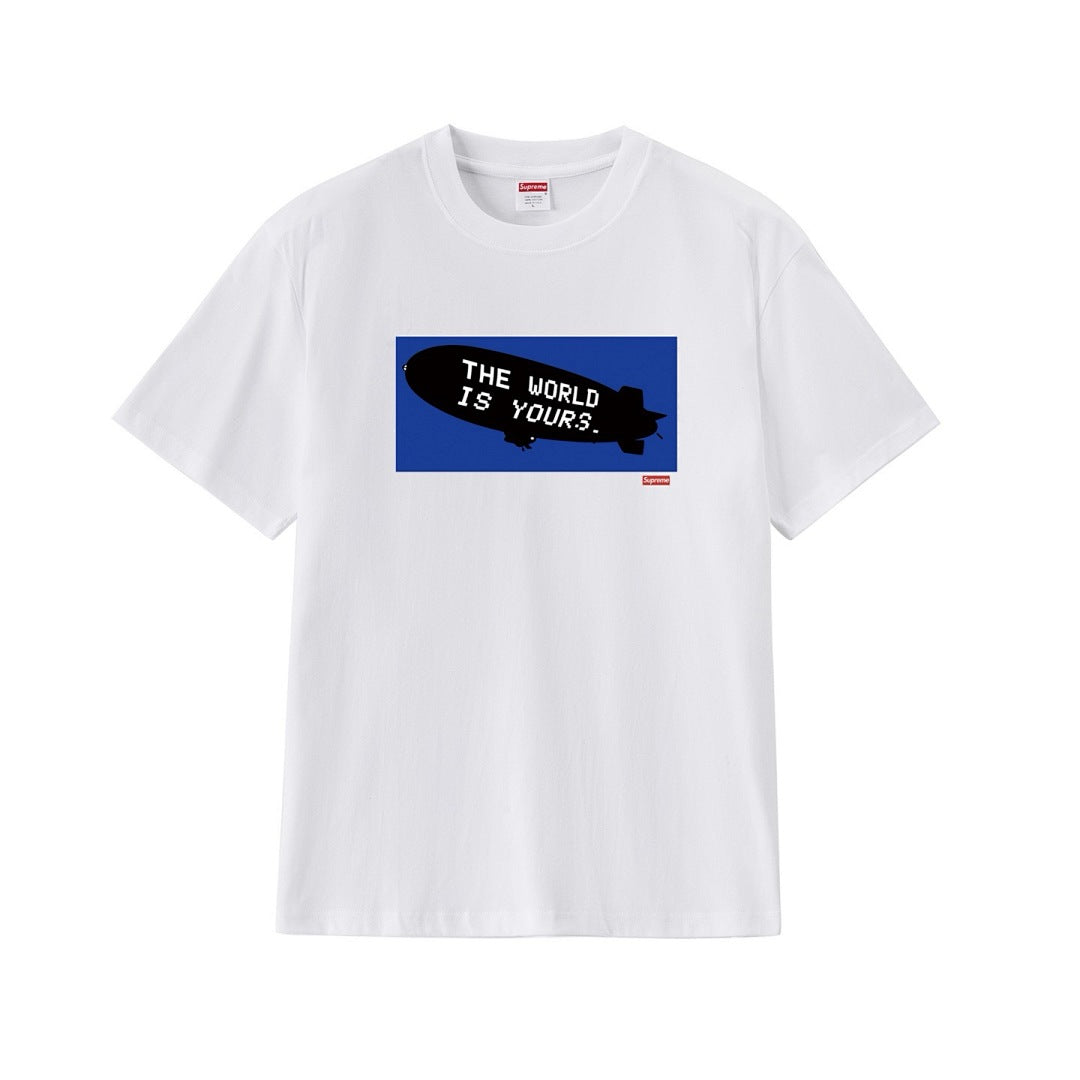 款号M234#p40💰 Supreme FW17 x Scarface Blimp Tee Black 联名款 疤面煞星飞艇短袖美式潮流T恤 男女同款 宽松版型 采用260克精梳棉双纱 从面料到 - view 8