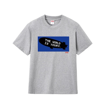 款号M234#p40💰 Supreme FW17 x Scarface Blimp Tee Black 联名款 疤面煞星飞艇短袖美式潮流T恤 男女同款 宽松版型 采用260克精梳棉双纱 从面料到 - view 10
