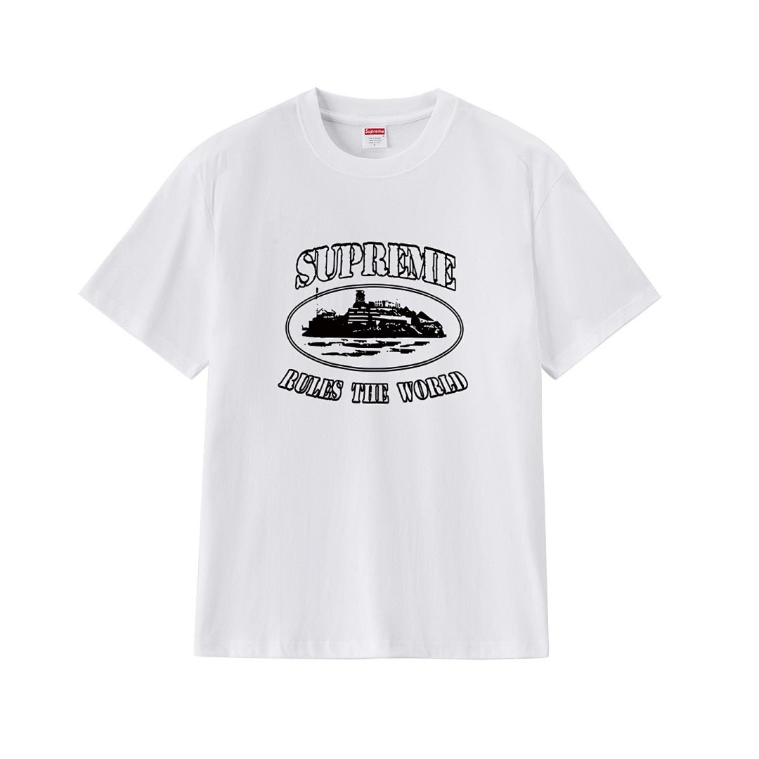 款号M237#p40💰 Supreme x Corteiz 联名款 FW23 胸前印花图案短袖T恤 男女同款 宽松版型 采用260克精梳棉双纱 从面料到辅料全部三标齐全跟足ZP 进口松井公司浆料 - view 3