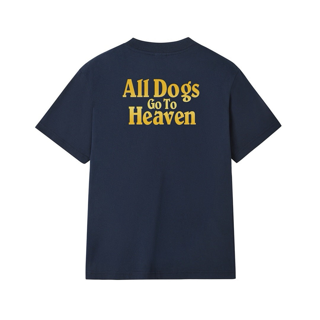 款号M238#p40💰 Supreme FW25 FW25 秋季T恤系列 WEEK7 All Dogs Go To Heaven Tee 狗狗印花图案圆领短袖T恤 男女同款 宽松版型 采用260克 - view 1