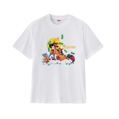 款号M238#p40💰 Supreme FW25 FW25 秋季T恤系列 WEEK7 All Dogs Go To Heaven Tee 狗狗印花图案圆领短袖T恤 男女同款 宽松版型 采用260克 - view 7