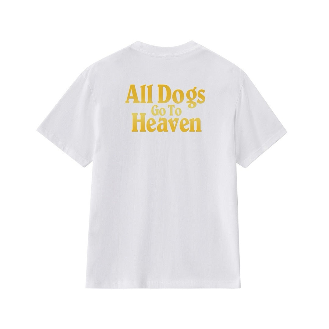 款号M238#p40💰 Supreme FW25 FW25 秋季T恤系列 WEEK7 All Dogs Go To Heaven Tee 狗狗印花图案圆领短袖T恤 男女同款 宽松版型 采用260克 - view 8
