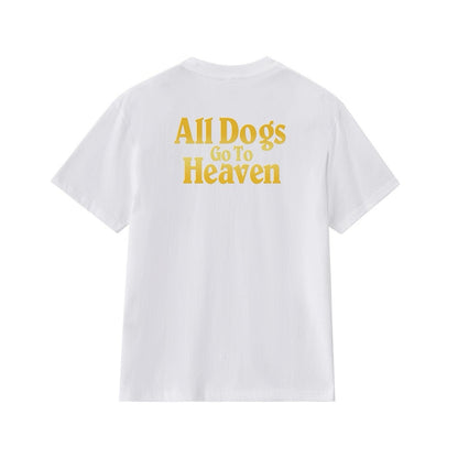 款号M238#p40💰 Supreme FW25 FW25 秋季T恤系列 WEEK7 All Dogs Go To Heaven Tee 狗狗印花图案圆领短袖T恤 男女同款 宽松版型 采用260克 - view 8
