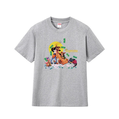 款号M238#p40💰 Supreme FW25 FW25 秋季T恤系列 WEEK7 All Dogs Go To Heaven Tee 狗狗印花图案圆领短袖T恤 男女同款 宽松版型 采用260克 - view 9