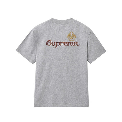 款号M239#p40💰 Supreme FW25 WEEK15 Peacock S/S Top 孔雀开屏印花圆领短袖T恤 男女同款 宽松版型 采用260克精梳棉双纱 从面料到辅料全部三标齐全跟足Z - view 9