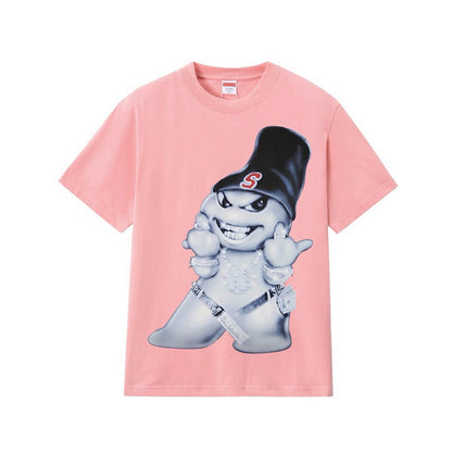 款号M240#p40💰 Supreme FW25 FW25 秋季T恤系列 WEEK7 Snowman Tee 雪人印花图案圆领短袖T恤 男女同款 宽松版型 采用260克精梳棉双纱 从面料到辅料全部三 - view 4