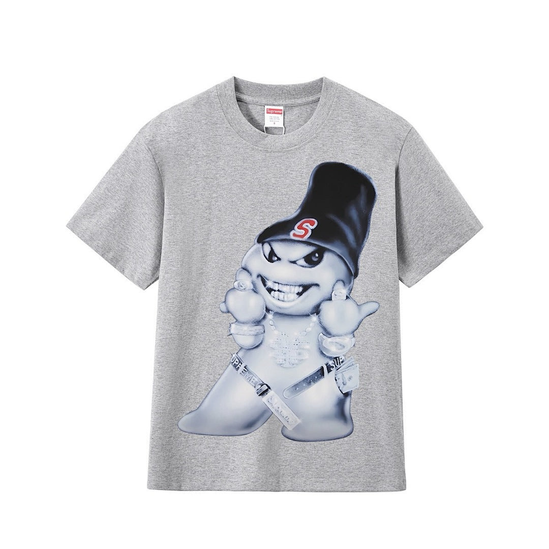 款号M240#p40💰 Supreme FW25 FW25 秋季T恤系列 WEEK7 Snowman Tee 雪人印花图案圆领短袖T恤 男女同款 宽松版型 采用260克精梳棉双纱 从面料到辅料全部三 - view 10