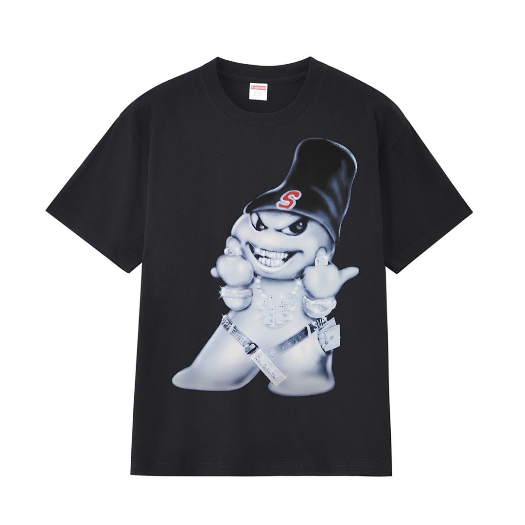 款号M240#p40💰 Supreme FW25 FW25 秋季T恤系列 WEEK7 Snowman Tee 雪人印花图案圆领短袖T恤 男女同款 宽松版型 采用260克精梳棉双纱 从面料到辅料全部三 - view 12