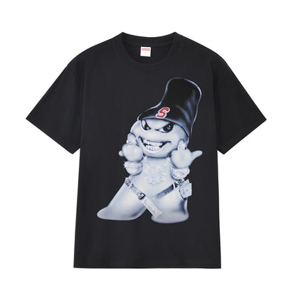 款号M240#p40💰 Supreme FW25 FW25 秋季T恤系列 WEEK7 Snowman Tee 雪人印花图案圆领短袖T恤 男女同款 宽松版型 采用260克精梳棉双纱 从面料到辅料全部三 - view 12