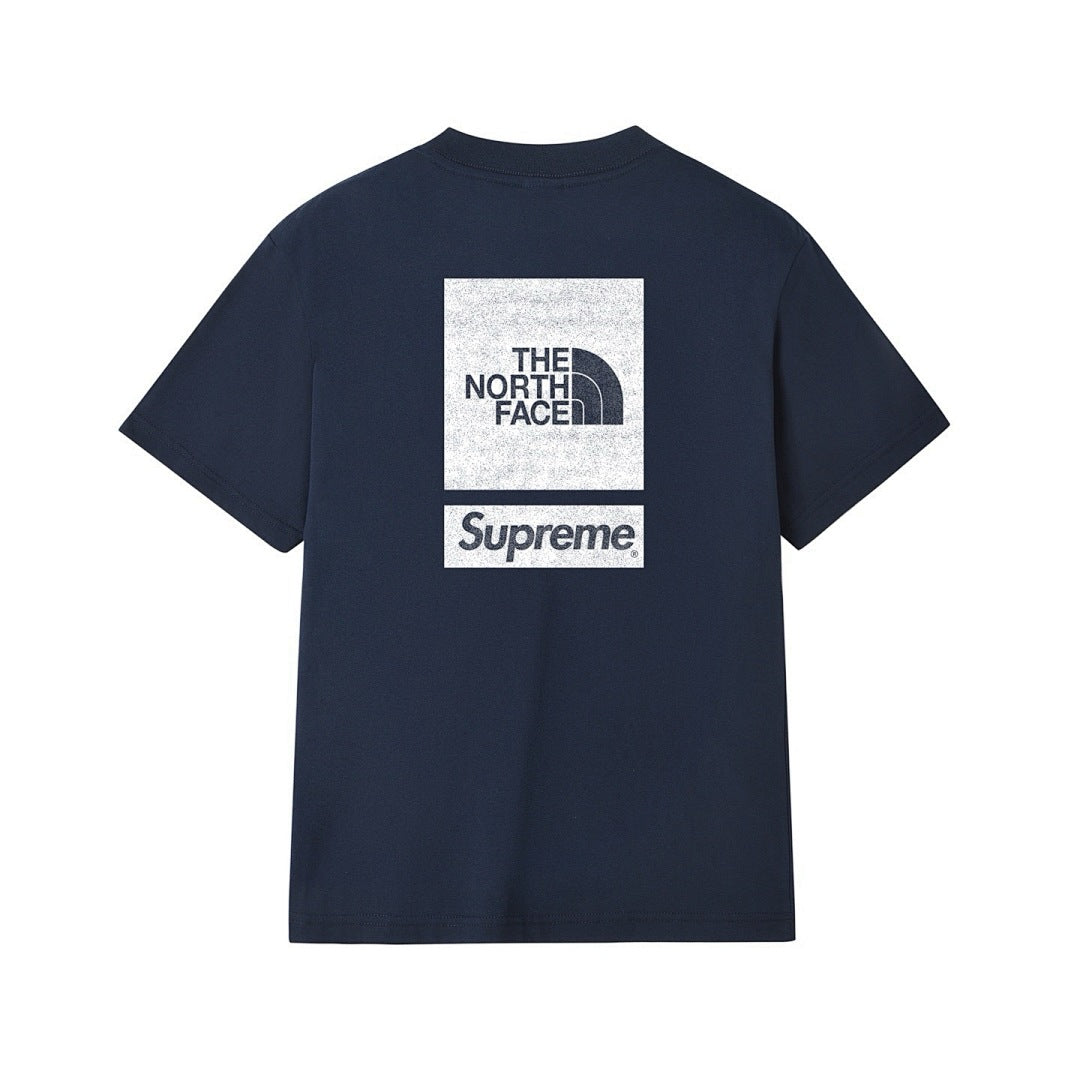 款号M242#p40💰 Supreme x 北面/THE NORTH FACE 联名款 SS24 WEEK3 背后logo印花短袖美式潮流T恤 男女同款 宽松版型 采用260克精梳棉双纱 从面料到 - view 2