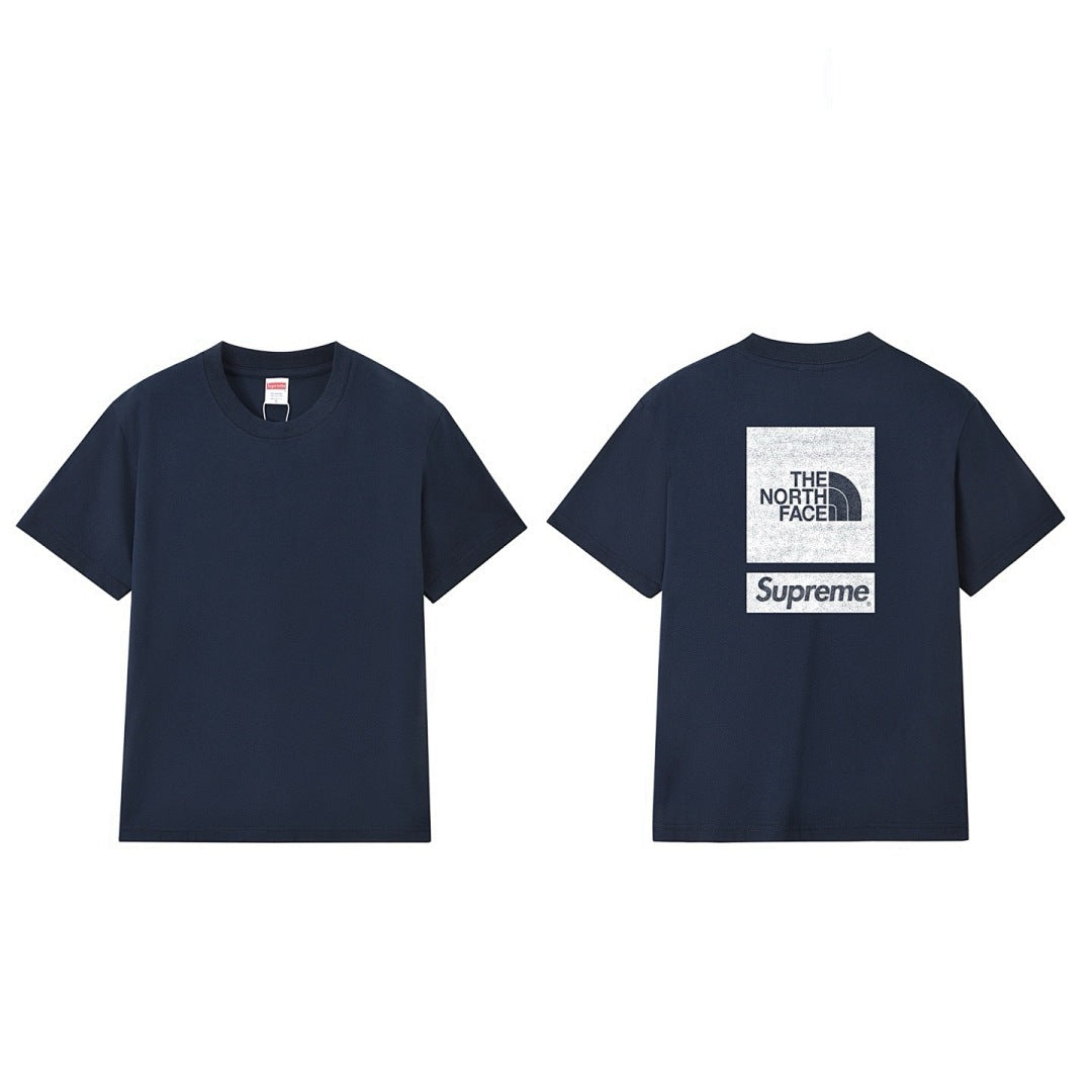 款号M242#p40💰 Supreme x 北面/THE NORTH FACE 联名款 SS24 WEEK3 背后logo印花短袖美式潮流T恤 男女同款 宽松版型 采用260克精梳棉双纱 从面料到 - view 3