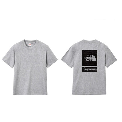 款号M242#p40💰 Supreme x 北面/THE NORTH FACE 联名款 SS24 WEEK3 背后logo印花短袖美式潮流T恤 男女同款 宽松版型 采用260克精梳棉双纱 从面料到 - view 5