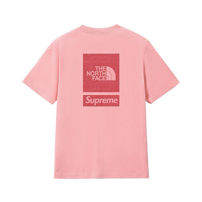款号M242#p40💰 Supreme x 北面/THE NORTH FACE 联名款 SS24 WEEK3 背后logo印花短袖美式潮流T恤 男女同款 宽松版型 采用260克精梳棉双纱 从面料到 - view 6