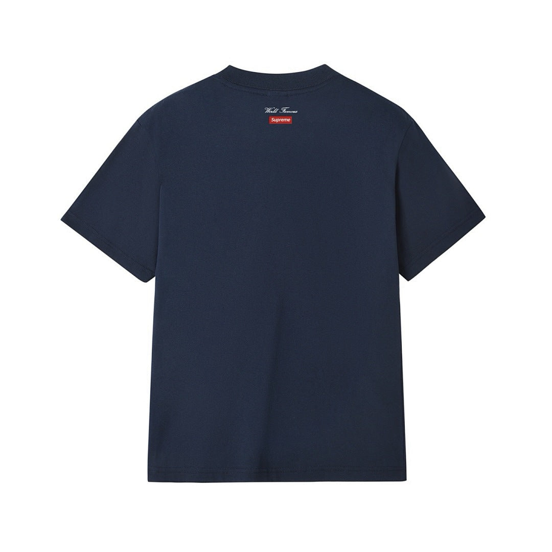 款号M243P40💰 Supreme Week 12 Aerial Crewneck 潮牌短袖 宽松版型 采用260克精梳棉双纱 从面料到辅料全部三标齐全跟足ZP 进口松井公司浆料印花绝不开裂 - view 6