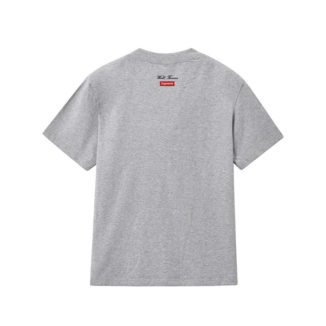 款号M243P40💰 Supreme Week 12 Aerial Crewneck 潮牌短袖 宽松版型 采用260克精梳棉双纱 从面料到辅料全部三标齐全跟足ZP 进口松井公司浆料印花绝不开裂 - view 7