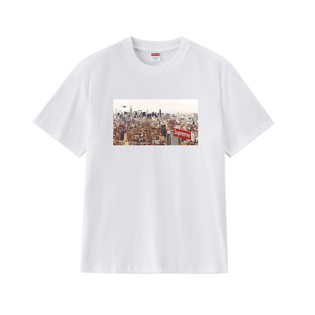 款号M243P40💰 Supreme Week 12 Aerial Crewneck 潮牌短袖 宽松版型 采用260克精梳棉双纱 从面料到辅料全部三标齐全跟足ZP 进口松井公司浆料印花绝不开裂 - view 11