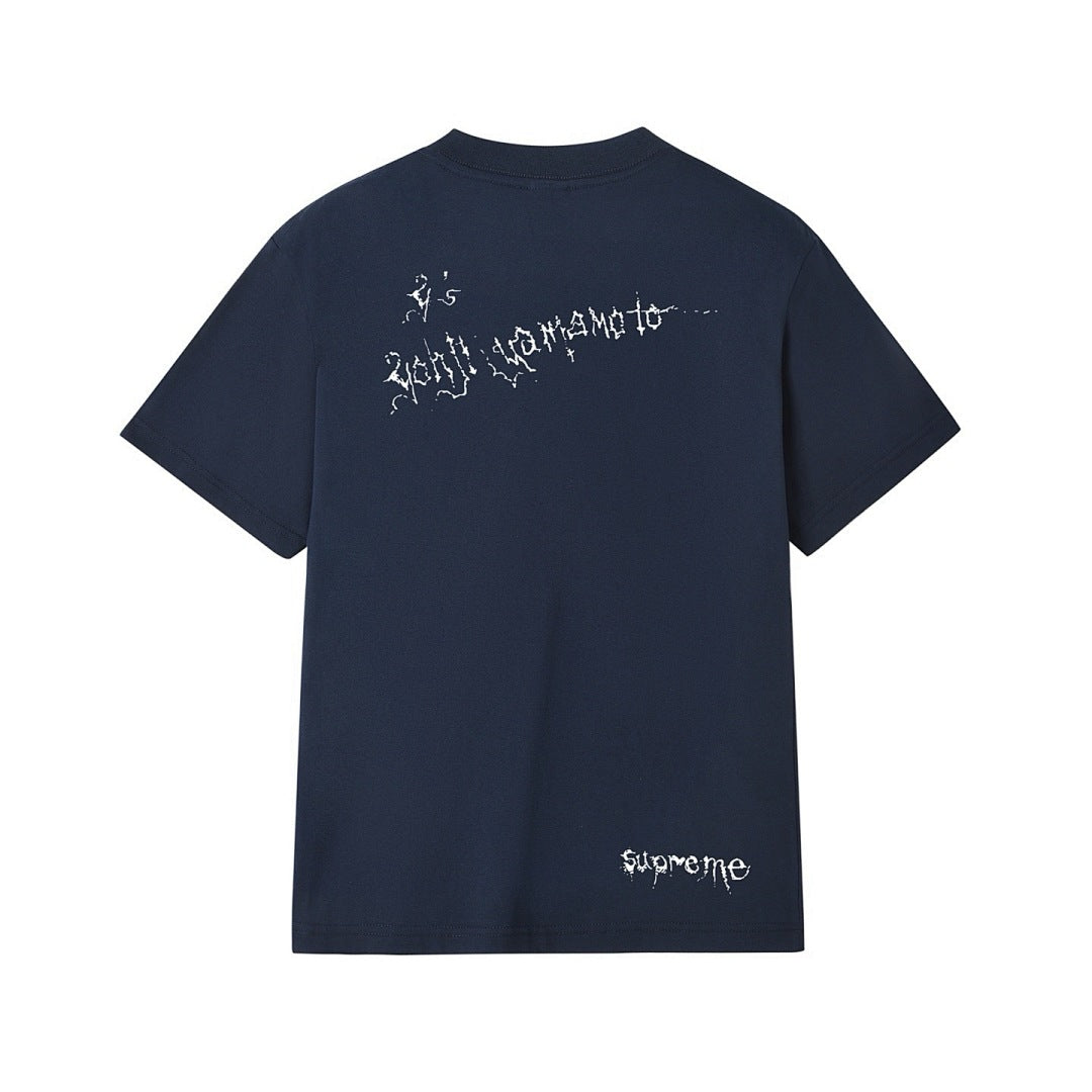款号M247#p40💰 Supreme x Y’s by Yohji Yamamoto/山本耀司 联名款 FW25 WEEK3 Thinker Tee 人物印花图案圆领短袖T恤 男女同款 宽松版型 - view 5