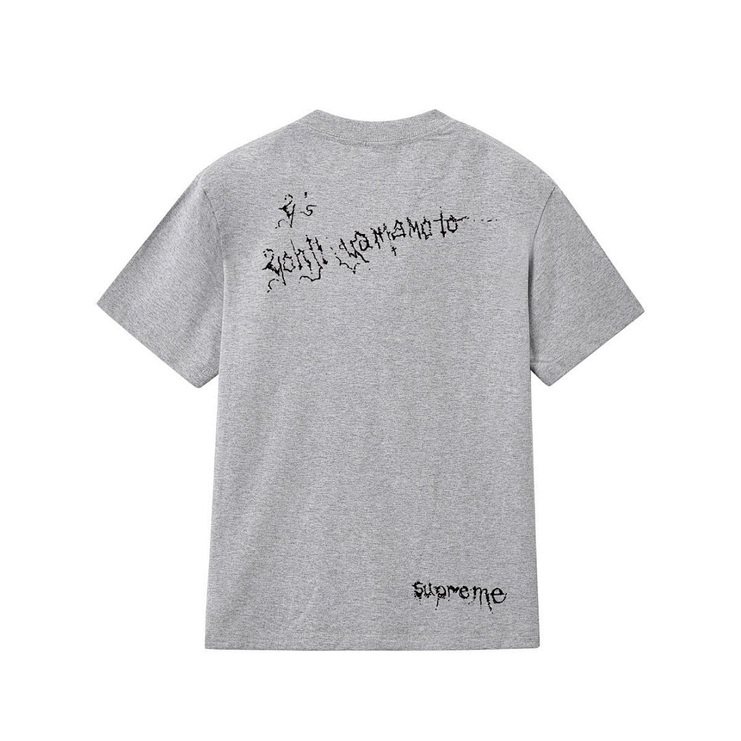 款号M247#p40💰 Supreme x Y’s by Yohji Yamamoto/山本耀司 联名款 FW25 WEEK3 Thinker Tee 人物印花图案圆领短袖T恤 男女同款 宽松版型 - view 7