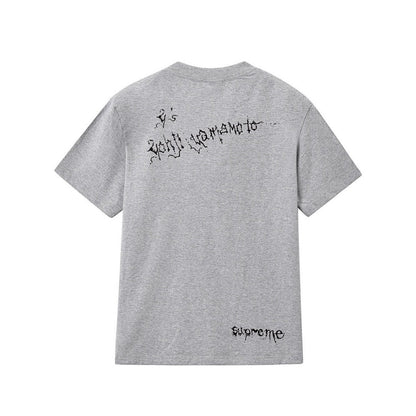 款号M247#p40💰 Supreme x Y’s by Yohji Yamamoto/山本耀司 联名款 FW25 WEEK3 Thinker Tee 人物印花图案圆领短袖T恤 男女同款 宽松版型 - view 7