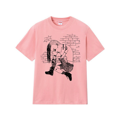款号M247#p40💰 Supreme x Y’s by Yohji Yamamoto/山本耀司 联名款 FW25 WEEK3 Thinker Tee 人物印花图案圆领短袖T恤 男女同款 宽松版型 - view 8