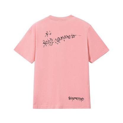 款号M247#p40💰 Supreme x Y’s by Yohji Yamamoto/山本耀司 联名款 FW25 WEEK3 Thinker Tee 人物印花图案圆领短袖T恤 男女同款 宽松版型 - view 9