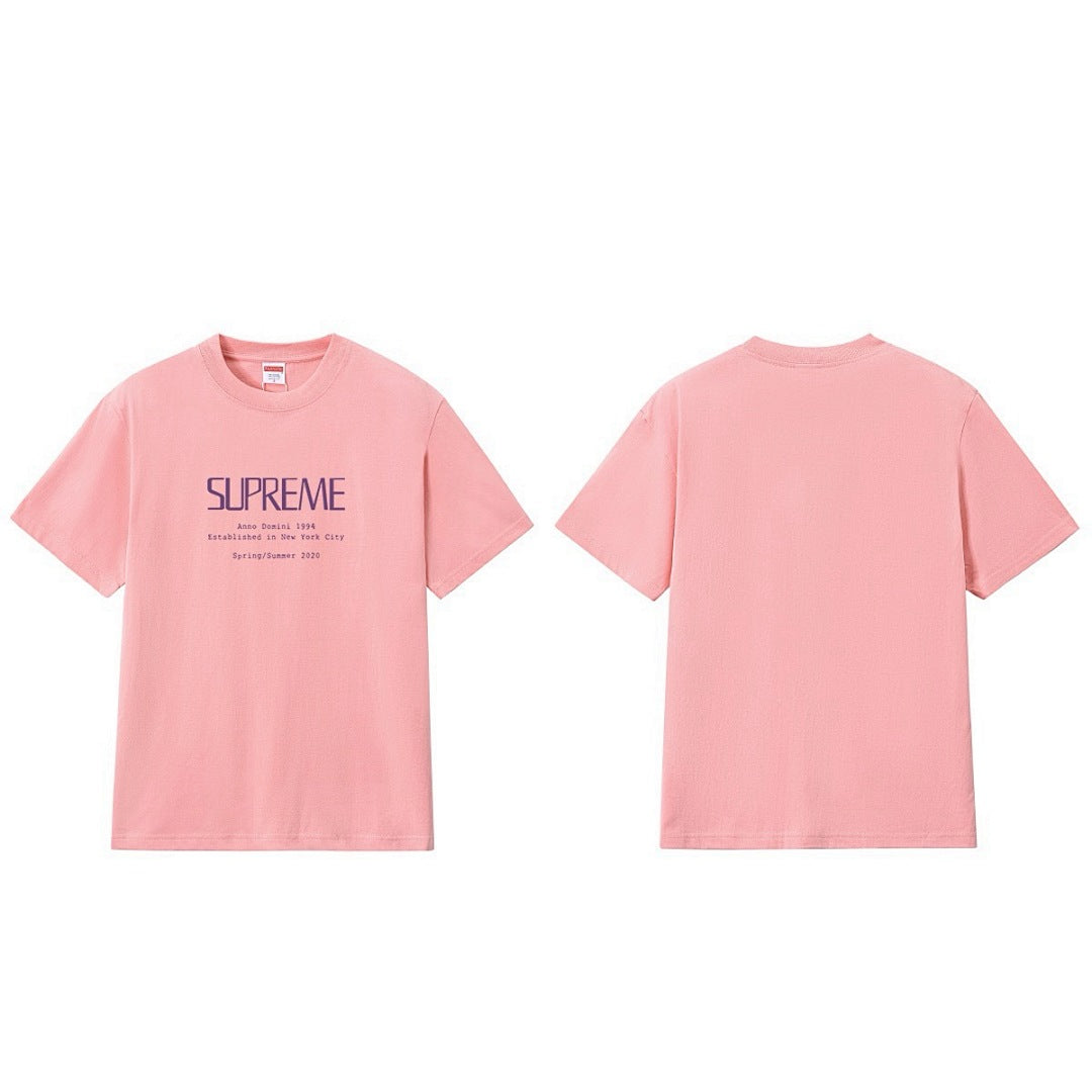 款号M248#p40💰 Supreme Week 18 Anno Domini Tee 公元纪年Logo印花圆领短袖美式潮流T恤 男女同款 宽松版型 采用260克精梳棉双纱 从面料到辅料全部三标齐 - view 8