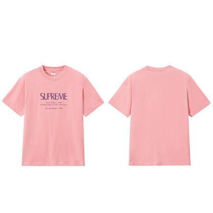款号M248#p40💰 Supreme Week 18 Anno Domini Tee 公元纪年Logo印花圆领短袖美式潮流T恤 男女同款 宽松版型 采用260克精梳棉双纱 从面料到辅料全部三标齐 - view 8