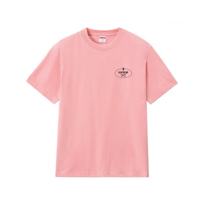 款号M249#p40💰 Supreme 24FW Crest Tee 徽章字母印花LOGO短袖T恤 宽松版型 采用260克精梳棉双纱 从面料到辅料全部三标齐全跟足ZP 进口松井公司浆料印花绝不开裂 - view 4