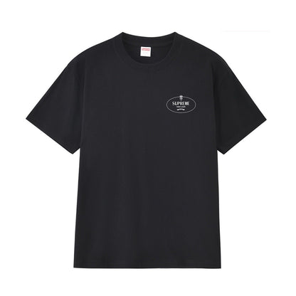 款号M249#p40💰 Supreme 24FW Crest Tee 徽章字母印花LOGO短袖T恤 宽松版型 采用260克精梳棉双纱 从面料到辅料全部三标齐全跟足ZP 进口松井公司浆料印花绝不开裂 - view 12