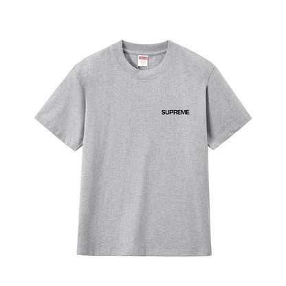 款号M250P40💰 Supreme 美式潮流风 宽松款T恤衫 男女同款 宽松版型 采用260克双纱纯棉 圆筒 从面料到辅料全部三标齐全跟足ZP 进口松井公司浆料印花绝不开裂 整件做法采用三针 - view 4
